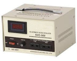 0.5kVA - 10kVA แนวนอน SVC AC แรงดันไฟฟ้าอัตโนมัติควบคุม AVR SVC Stabilizer 50 - 60Hz
