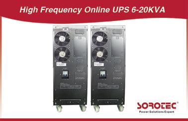 50Hz แอลซีดี / 60Hz ความถี่สูงออนไลน์ UPS 3KVA / 2.1KW สำหรับ Office