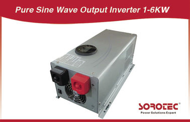 Sinusoidal RJ11 เครื่องแปลงกระแสไฟฟ้าพลังงานแสงอาทิตย์คลื่น Pure Sine 12V / 24V DC