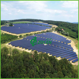 พืช 50MW ในตารางขนาดใหญ่ไฟฟ้าโซลาร์เซลล์พลังงานด้วยอลูมิเนียม Bracket