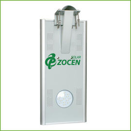 6500K 15W LED แบบบูรณาการ 4-5M แผงพลังงานแสงอาทิตย์ไฟถนนหลัก / ถนนเอกชน