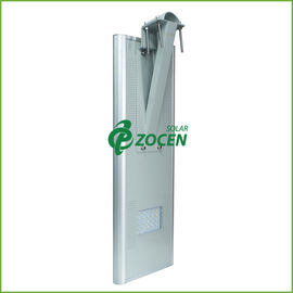 18W 12V 2160LM LED Pathway พลังงานแสงอาทิตย์ไฟถนนทั้งหมดในหนึ่งไฟถนนพลังงานแสงอาทิตย์