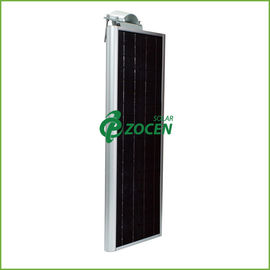 18W 12V 2160LM LED Pathway พลังงานแสงอาทิตย์ไฟถนนทั้งหมดในหนึ่งไฟถนนพลังงานแสงอาทิตย์