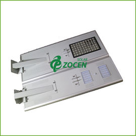 ajustable IP65 60W แบบบูรณาการแผงไฟถนนพลังงานแสงอาทิตย์กับร่างกายมนุษย์เซนเซอร์