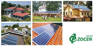 พื้นดินที่ติด 3.36KW AC ปิดตารางระบบพลังงานแสงอาทิตย์สำหรับสถานที่ระยะไกล
