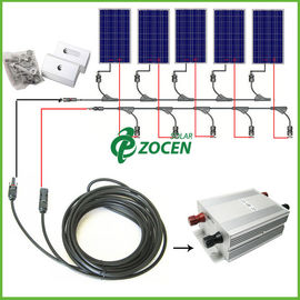 500W เครื่องปรับอากาศ / ตู้เย็นปิดตารางระบบพลังงานแสงอาทิตย์ด้วยแบตเตอรี่สำรอง