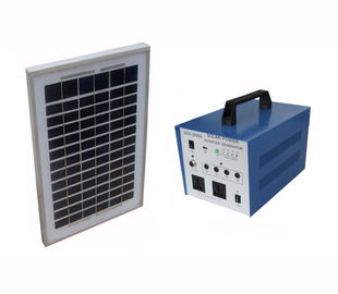 50 W 24AH แบบพกพาพลังงานแสงอาทิตย์กำเนิดไฟฟ้ากระแสสลับ 220 DC 12V Off กริด