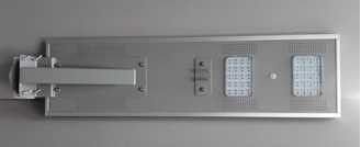 40W Intergrated พลังงานแสงอาทิตย์ไฟถนนด้วย 60W แบนและ 12V 30Ah LiFePO4 แบตเตอรี่ลิเธียม