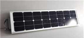 40W Intergrated พลังงานแสงอาทิตย์ไฟถนนด้วย 60W แบนและ 12V 30Ah LiFePO4 แบตเตอรี่ลิเธียม