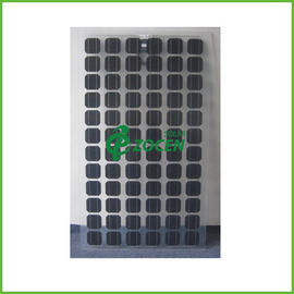 180W กระจกนิรภัยดับเบิลกระจกแผงโซลาร์เซลล์ 125 * 125mm โมโน - คริสตัลสำหรับบ้าน
