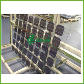ที่มีประสิทธิภาพสูง 36V แผ่นลามิเนตหลังคาชาร์ป Monocrystalline Solar 155W