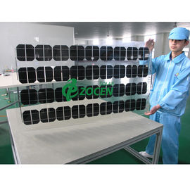 ที่มีประสิทธิภาพสูง 36V แผ่นลามิเนตหลังคาชาร์ป Monocrystalline Solar 265W