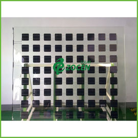 ใส BIPV ดับเบิลกระจก Monocrystalline โมดูลพลังงานแสงอาทิตย์ 265 วัตต์ BV / ISO