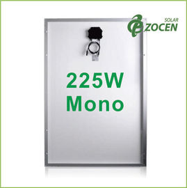 225 W ไฟฟ้าโซลาร์เซลล์ Molycrystalline แผงเซลล์แสงอาทิตย์ด้วยเกรด A เซลล์แสงอาทิตย์