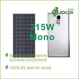 เปรียบประสิทธิภาพน่าเชื่อถือและสุนทรียศาสตร์ 315W Monocrystalline แผงเซลล์แสงอาทิตย์