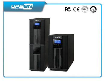 10kVA / 8KW ความถี่สูงออนไลน์ UPS เวลานานการสำรองข้อมูลสำหรับเครื่องการพิมพ์ภาพ
