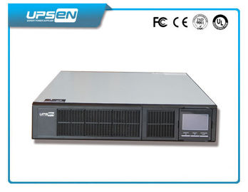 เฟสเดียว 1kVA / 2KVA 3KVA แปลงดับเบิลออนไลน์ UPS พิมพ์ชั้นสำหรับเซิร์ฟเวอร์ / ศูนย์ข้อมูล