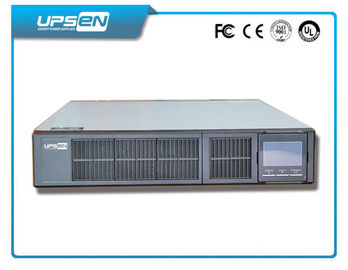 2U 3U 1kVA - 10KVA เพียวไซน์เวฟ Rack ถอด UPS ที่มีจอแอลซีดี / จอแสดงผล LED