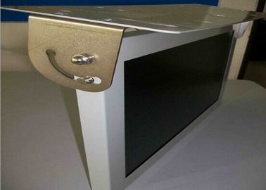 เครื่องเล่นวีดีโอยานพาหนะรถโฆษณาป้ายดิจิตอล Android Kiosk กับแขวนแร็ค