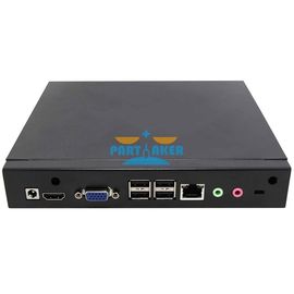 Celeron 1037U คอมพิวเตอร์พลังงานต่ำกับ RJ45 HDMI VGA ไร้สาย MINI PC พอร์ต LAN N370