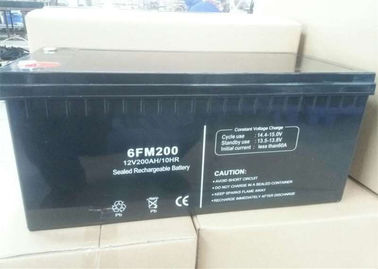 6FM200 VRLA แบตเตอรี่ตะกั่วกรดควบคุมตะกั่ว 12v 200ah แบตเตอรี่จัดเก็บพลังงานแสงอาทิตย์