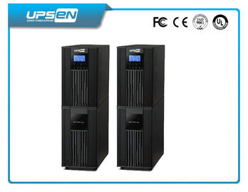 UPS แปลง True Online คู่พร้อมคลื่นไซน์บริสุทธิ์และจอแสดงผล LCD 1kVA - 20KVA