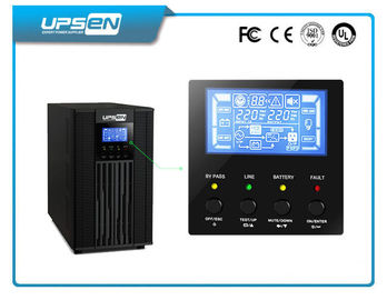 UPS แปลง True Online คู่พร้อมคลื่นไซน์บริสุทธิ์และจอแสดงผล LCD 1kVA - 20KVA