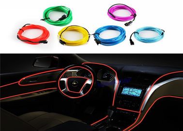 4mm / 5mm Electroluminescent EL ลวด LED ที่มี DC 12V อินเวอร์เตอร์สำหรับประตูและผนัง