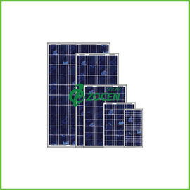 แผง 40W 12V Polycrystalline กำหนดเองแสงอาทิตย์สำหรับชาร์จแบตเตอรี่ 12V