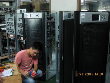 ZH Series 3 เฟสออนไลน์ UPS 15-400kVA เอาท์พุท PF0.9 Transformless