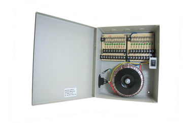 EN55011 Class B กล้องวงจรปิดพาวเวอร์ซัพพลาย 400W 18 Channel, 50Hz / 60Hz
