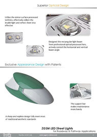 กันน้ำ 220V AC พลังงานสูง LED ไฟถนนอบอุ่นสีขาว, 3000K 4500K 6500K