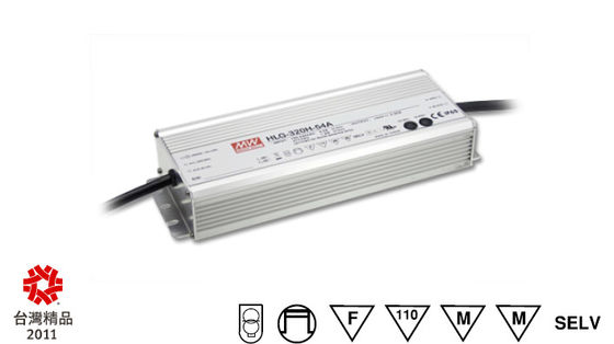 47 - 63Hz Meanwell LED Driver 320W 48V เอาท์พุทเดี่ยวแรงดันคงที่